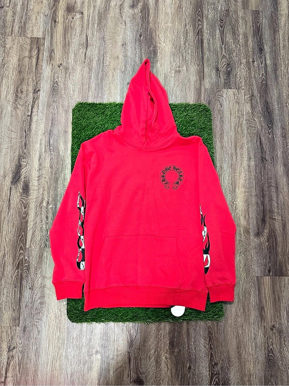 Chrome Hearts x Matty Boy Sadistic Lipstick Hoodie Red Medium